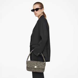 New Anine Bing Nico Bag in Fishbone, $350